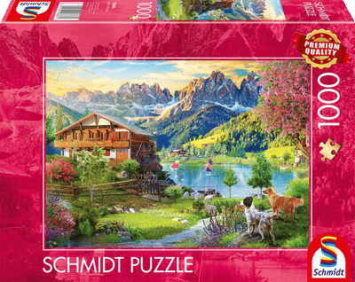 Schmidt Recreatie in de Dolomieten (1000) – Legpuzzel – Schmidt Spiele