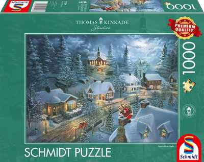 Schmidt Santa's Silent Night (Thomas Kinkade) – Legpuzzel (1000) – Schmidt Spiele