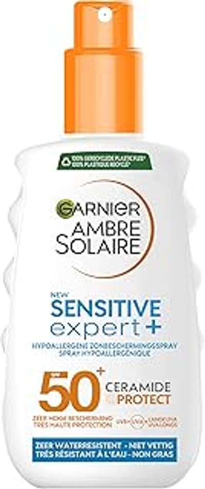 Garnier Ambre Solaire Sensitive Expert+ Hypoallergene Zonbeschermingsspray SPF50+ - 150 ML
