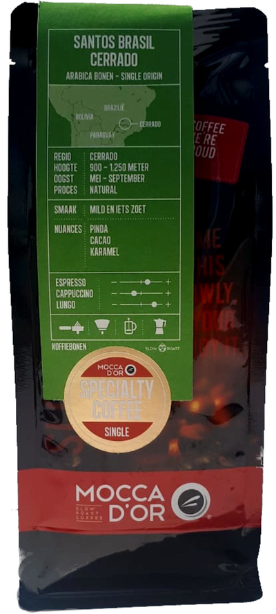 Mocca d'Or Santos Brasil Cerrado koffiebonen 250 gr
