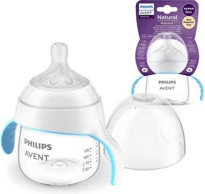 Philips Avent Natural Response Drinkbeker - 1 Beker - 1 50ml - 6+ maanden - Snelheid 5-speen - SCF263/61 - Drinkbekers
