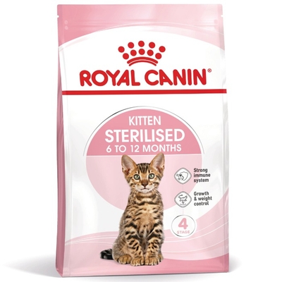 Royal Canin sterilised voer voor kitten 400gr - kattenbrokken