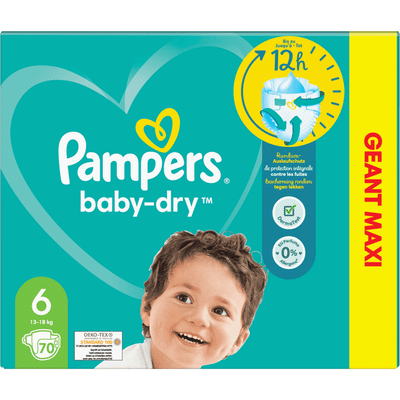 Pampers Baby Dry  luiers maat 6 - 70 stuks