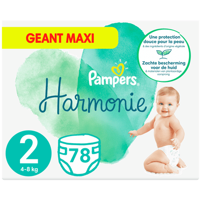 Pampers Harmonie  luiers maat 2 - 78 stuks
