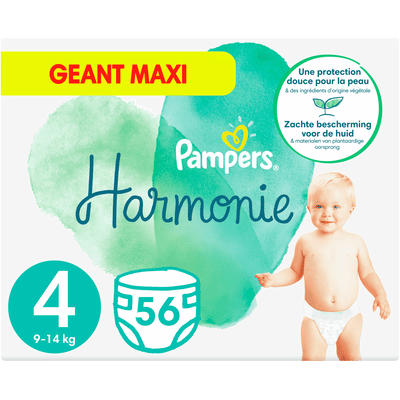 Pampers Harmonie  luiers maat 4 - 56 stuks