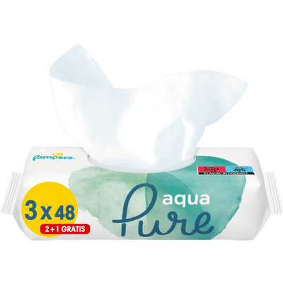 Pampers Harmonie Aqua billendoekjes - 144 stuks