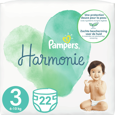 Pampers Harmonie  luiers maat 3 - 22 stuks