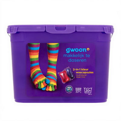 G'woon  wascapsules gekleurde was - 462 wasbeurten