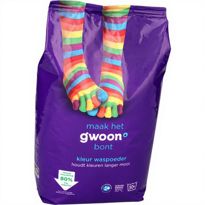 G'woon  waspoeder gekleurde was - 2025 wasbeurten