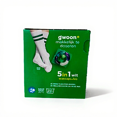 G'woon  wascapsules witte was - 22 wasbeurten