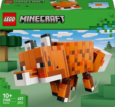 LEGO Minecraft De Vos Kinderkamer Decoratie en Dieren Speelgoed voor Kinderen - 21588