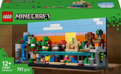 LEGO Minecraft Minibiomen Videogame Speelgoed voor Kinderen en Kinderkamer Decoratie - 21589