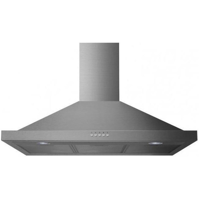 Exquisit KH92-3INOX Schouwkap Grijs