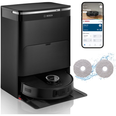Bosch BCRDW3B Robot stofzuiger Zwart