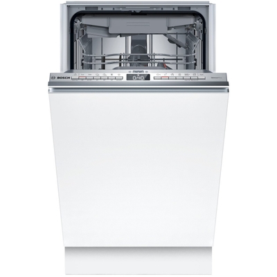 Bosch SPV4EMX17E - Serie 4 - Vaatwasser -Inbouwvaatwasser - Volledig integreerbaar - 45 cm - Energielabel B - Efficient Dry: verbeterde droogprestaties door de automatisch geopende deur