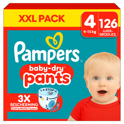Pampers Baby Dry Pants  luierbroekjes maat 4 - 126 stuks