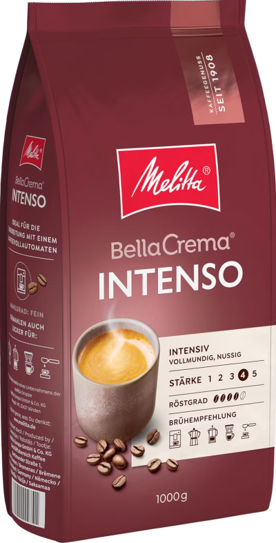 Melitta Bella Crema Intenso koffiebonen - 1000 gram
