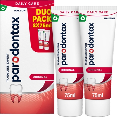 Parodontax Original tandpasta tegen bloedend tandvlees Duo Pack 2x75ml