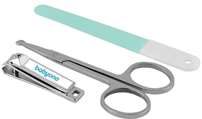 Babyono Cosmetische Set - Nagelverzorgingsset - vijl, schaar en tondeuse