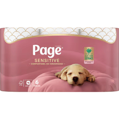 Page Sensitive  toiletpapier - 6 rollen