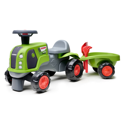 Falk Baby Claas looptractor met aanhanger