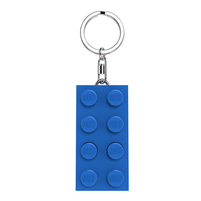 LEGO sleutelhanger met licht - blue brick