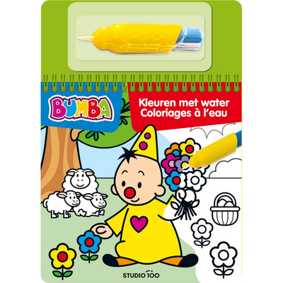 Bumba Kleurboek - Kleuren met water - Groen