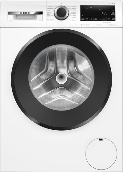 Bosch WGG246ZCNL - Serie 6 - Wasmachine - Wasmachine met stoom - 1600 rpm - 9 kg - Energielabel A - Iron Assist: vermindert kreukels tot 50% - Bespaar water met ActiveWater Plus