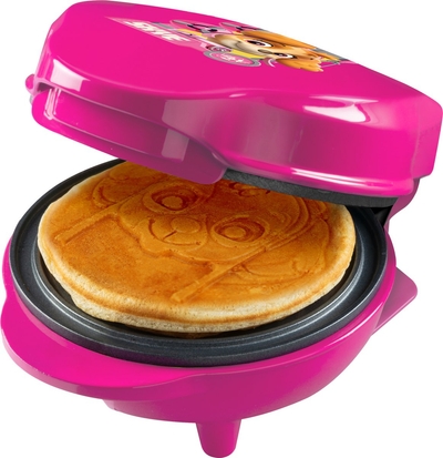 Bestron Wafelijzer - APP500SHP - 550W - Paw Patrol mini wafel - Skye - Roze