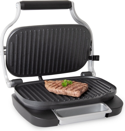 FRITEL A203 - Contactgrill / Tafelgrill - Compact - Vaste platen - 1 à 2 personen - BPA free - Antraciet