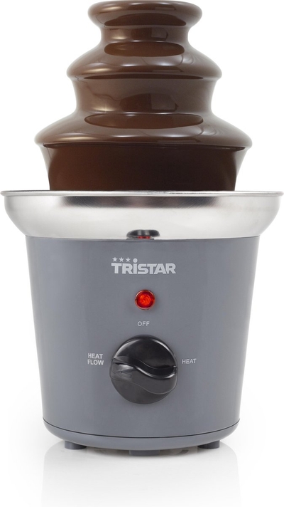 Bestron Chocoladefontein CF-1603 - Chocolade fondue - 3 lagen - Grijs