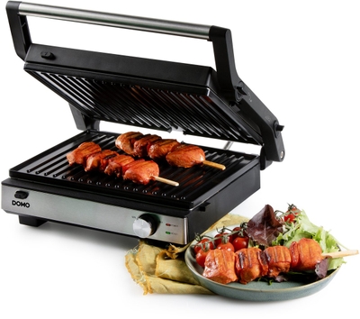 DOMO DO9287G Multifunctionele contactgrill 2-in-1 – Wafelijzer - Grill Apparaat – PFAS-vrije Keramische anti-aanbaklaag – 1800W