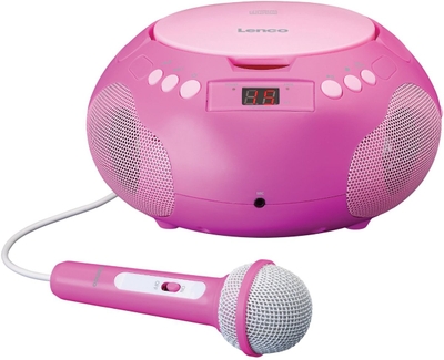 LENCO Portable radio CD player BT Roze