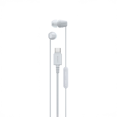 Sony IER-EX15C Headset Bedraad In-ear Oproepen/muziek USB Type-C Wit