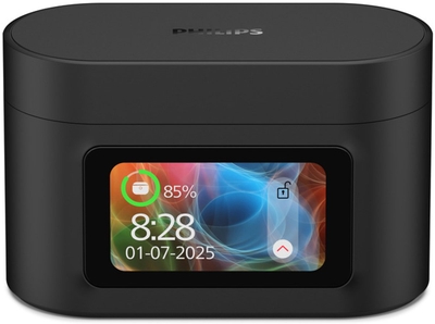 PHILIPS TAT6000BK/00 - True wireless oordopjes - 28 uur afspeeltijd - App control - IPX5 - Bluetooth 5.4 - Ruisonderdrukking - Slimme oplaad etui - 4-mic technologie - Multipoint