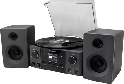 Soundmaster MCD1950SW - Stereo muziekcenter met DAB+, CD, platenspeler, USB, bluetooth en encoding