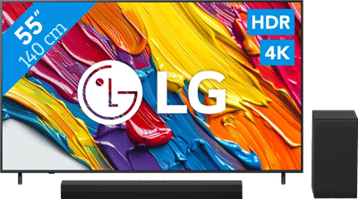 LG 55" QNED82 4K (2025) + LG DS40T