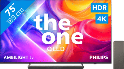 Philips Ambilight 75'' PUS9000 QLED 4K (2025) + Philips TAB8200