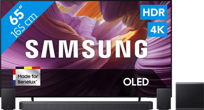 Samsung 65" OLED 4K S85F (2025) + Samsung HW-Q930F Zwart