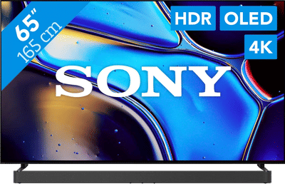 Sony 65'' Bravia 8 OLED 4K (2024) + Sony Bravia Theatre Bar 9 Zwart