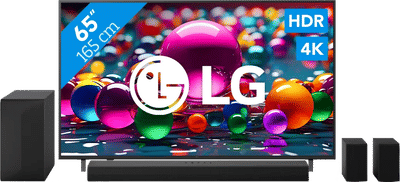 LG 65" 4K Smart UA75 + LG DS60TR