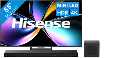 Hisense 55" ULED Mini-led U79Q PRO (2025) + Hisense AX3120Q