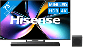 Hisense 75" ULED Mini-led U79Q PRO (2025) + Hisense AX3120Q