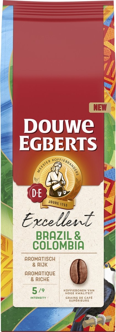 Douwe Egberts Excellent Brazil & Colombia Koffiebonen 4 x 450 gram