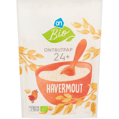 AH Biologisch Ontbijtpap havermout 24m+ Melk, pap (dreumes en peuter) 200 g