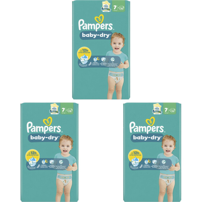 Pampers Baby Dry  luiers maat 7 - 64 stuks