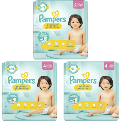 Pampers Premium Protection  luiers maat 4 - 100 stuks