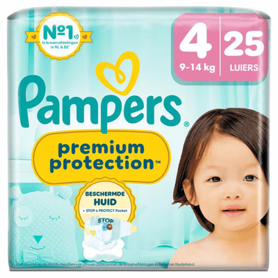 Pampers Premium Protection  luiers maat 4 - 100 stuks