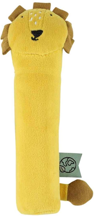 Trixie Baby Knijprammelaar Mr. Lion - 3m+ - Met leuk piepgeluidje - Ideaal als kraamcadeau