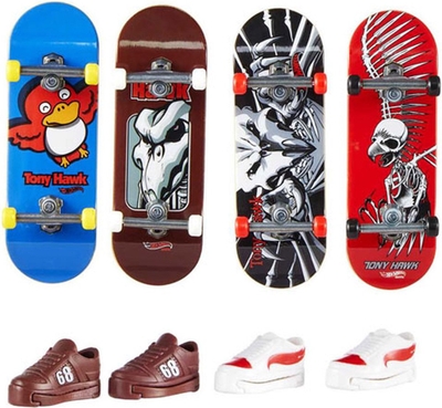 Hot Wheels Vingerskateboard Multipack, 6dlg.